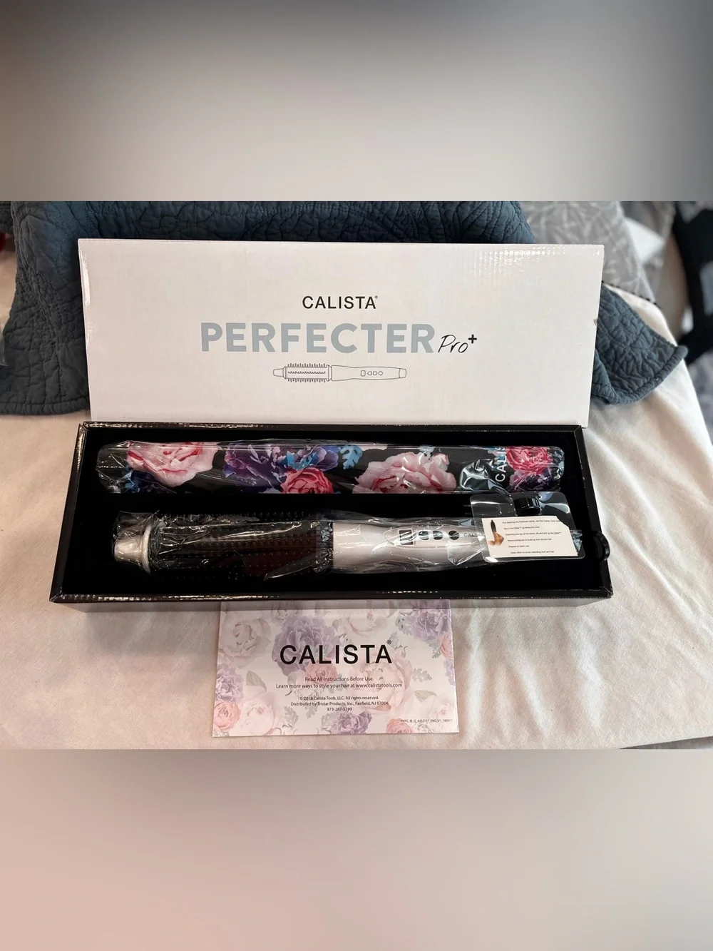 Calista Perfecter Pro+ Heated Round Brush Styling Tool New in Box
